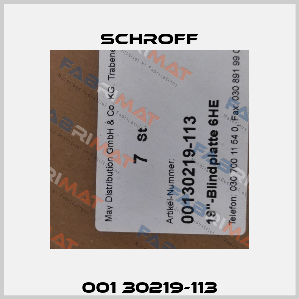 001 30219-113 Schroff