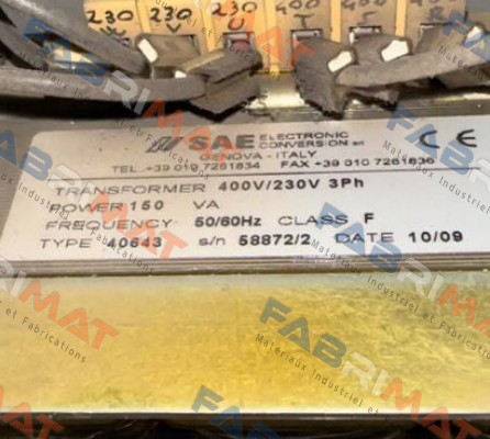40643-T00 SAE – Electronic Conversion