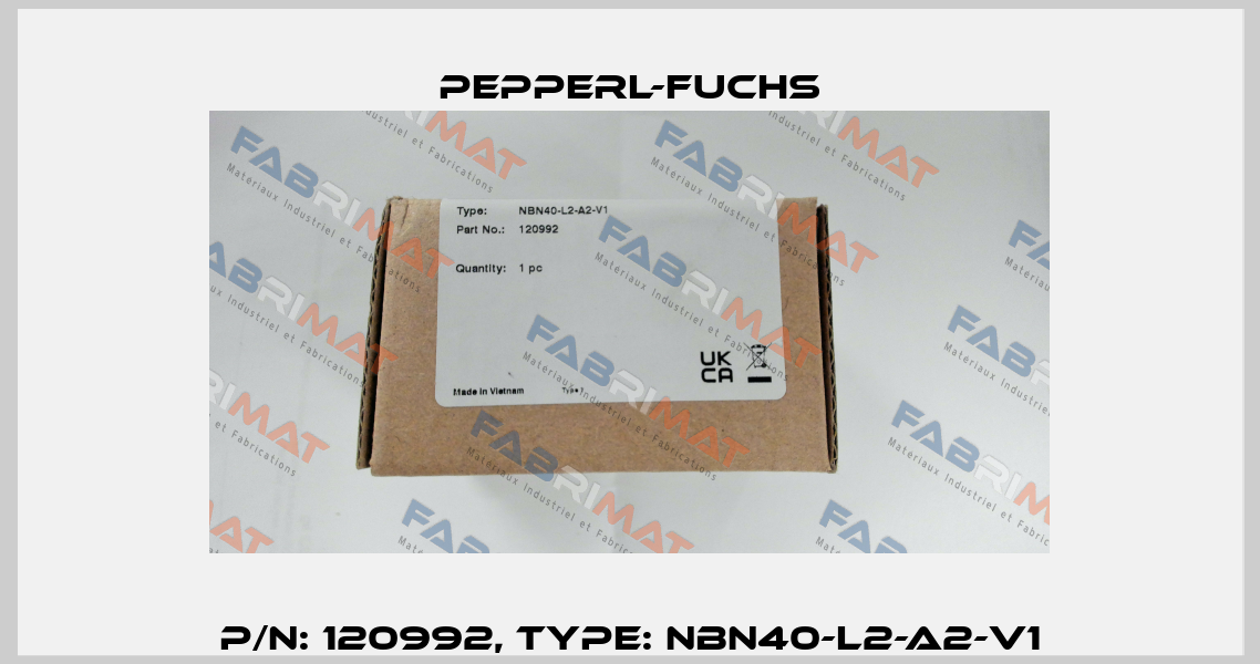 p/n: 120992, Type: NBN40-L2-A2-V1 Pepperl-Fuchs