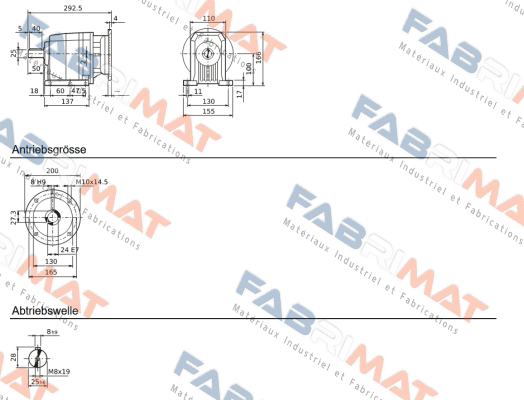 C222P 2.7 P90 B3 - B1410008 Bonfiglioli