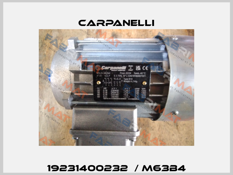 19231400232  / M63b4 Carpanelli