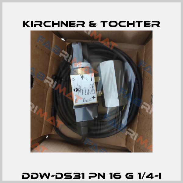 DDW-DS31 PN 16 G 1/4-i Kirchner & Tochter