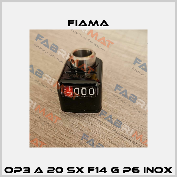 OP3 A 20 SX F14 G P6 INOX Fiama