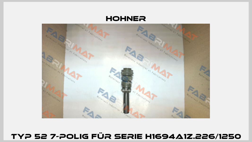 Typ 52 7-polig für Serie H1694A1Z.226/1250 Hohner