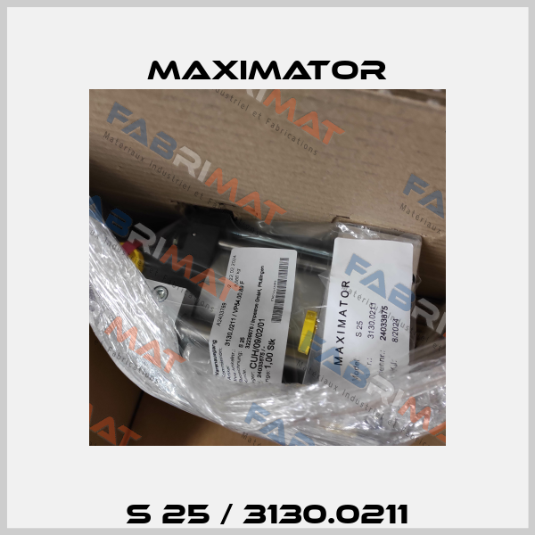 S 25 / 3130.0211 Maximator