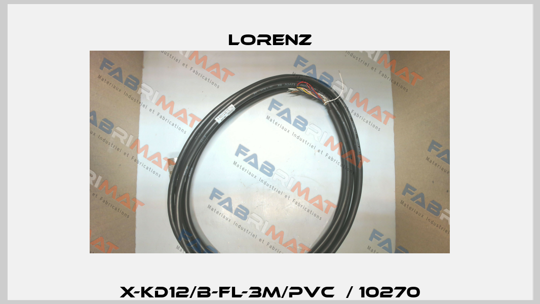 X-KD12/B-FL-3m/PVC  / 10270 Lorenz