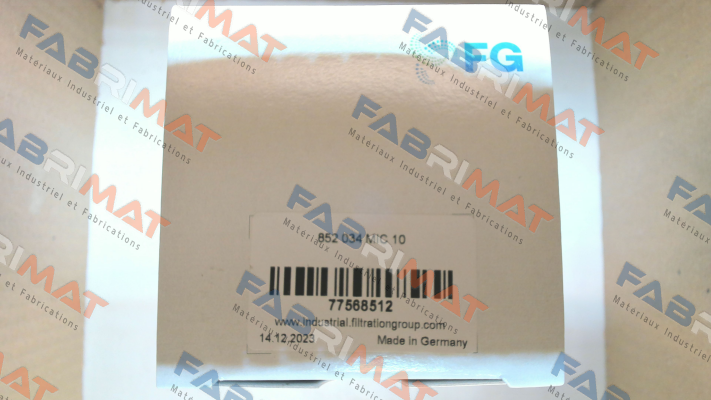 852 034 MIC10 NBR / PN: 77568512 / F-21810186 MAHLE