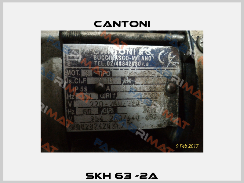 SKH 63 -2A Cantoni