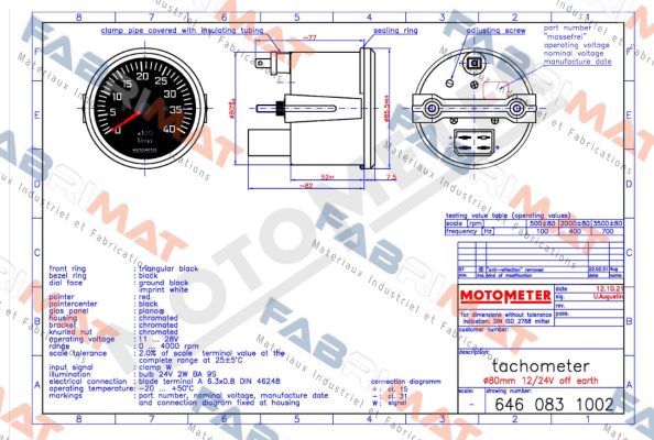 6460831002 Motometer