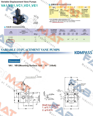 HVP-VA1-15F-A3 KOMPASS