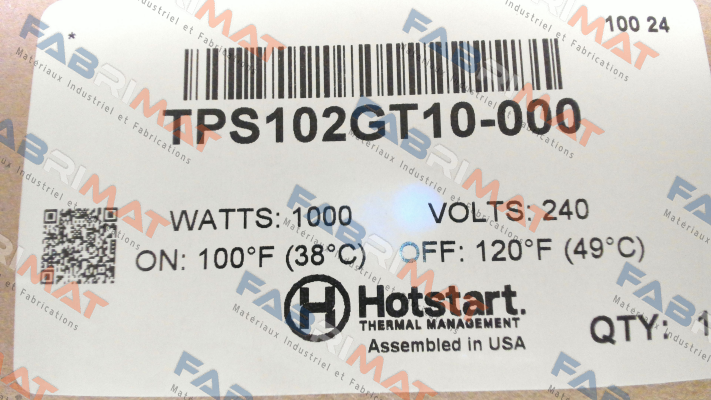 TPS102GT10-000 Hotstart