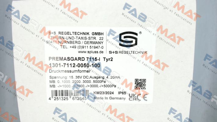 Premasgard 7115-I S+S REGELTECHNIK