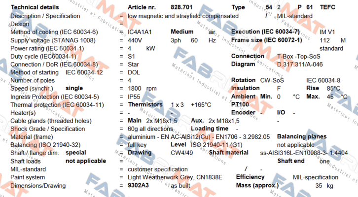 828.701 Combimac