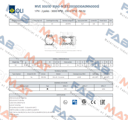 MVE 300/3E-30A0-M Oli