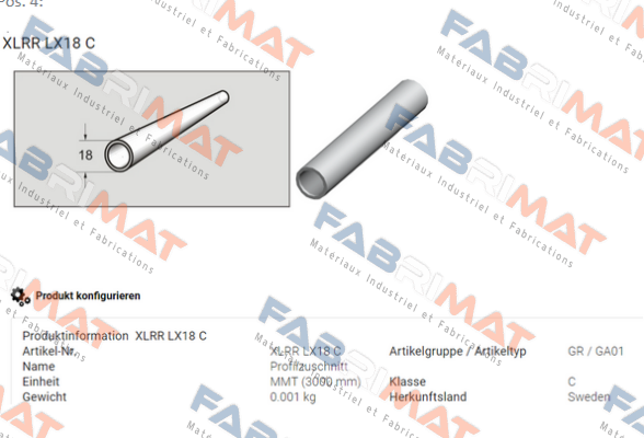 XLRR LX18 C FlexLink