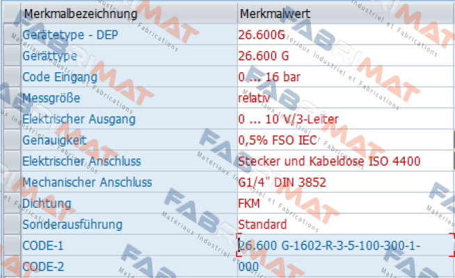 26.600 G-1602-R-3-5-100-300-1-000 Bd Sensors