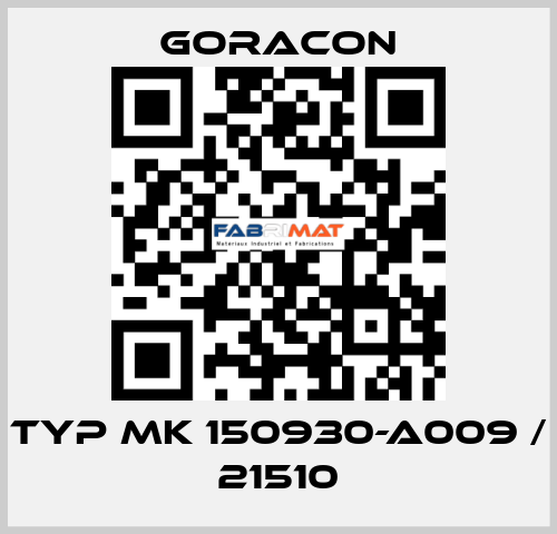 Typ MK 150930-A009 / 21510 GORACON
