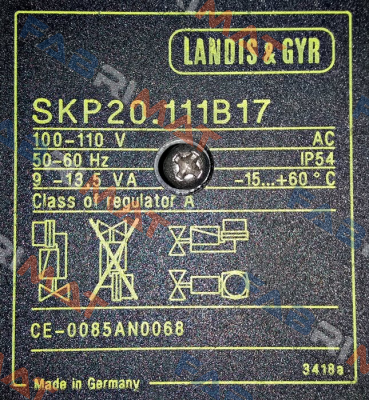 SKP20.111B17 obsolete, replacement SKP25.001 E1  Siemens (Landis Gyr)