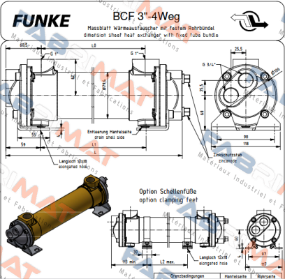 BCF 304-B15-4Weg Funke