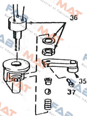 Index 37 Screw for lever Midori