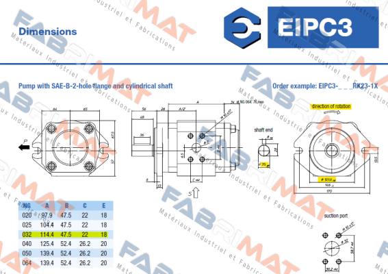 EIPC3-032RA23-10 6000300207 Eckerle