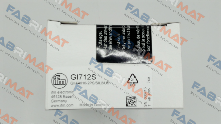 GI712S / GIIA4010-2PS/SIL2/US Ifm