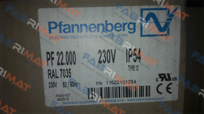 PF22.000 OEM- alternative 11622101055/ PF22.000  Pfannenberg