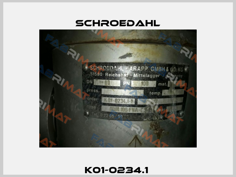 K01-0234.1  Schroedahl