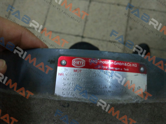 Front Cover For DR132M/12-2 Q  Dietz-Motoren