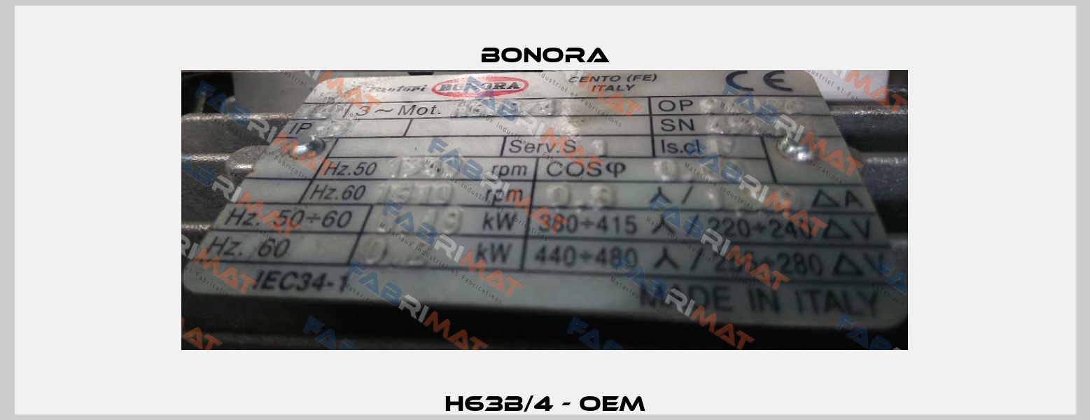 H63B/4 - OEM Bonora