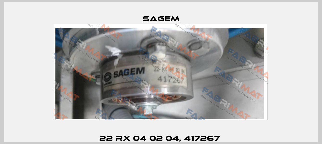 22 RX 04 02 04, 417267  Sagem