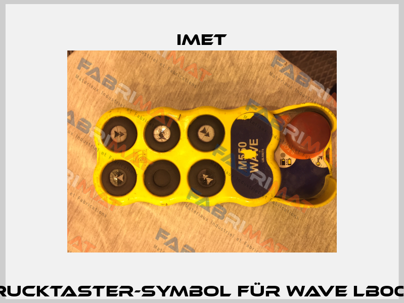 Drucktaster-Symbol für WAVE LB000  IMET