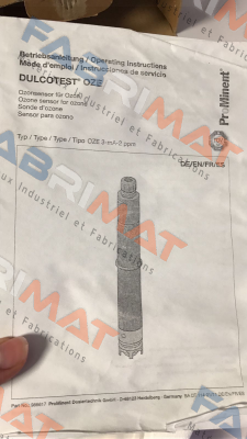 OZE 3-mA- 2 ppm  Material: 792957 ProMinent