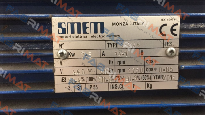 T3A132M 4POLES ( WITH FEET )  Smem