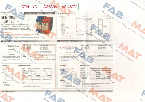 GTN-YD, AC 380V ~ 480V  Luxco (formerly Westronics)