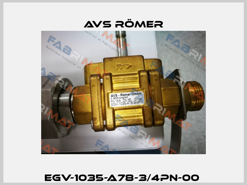 EGV-1035-A78-3/4PN-00  Avs Römer