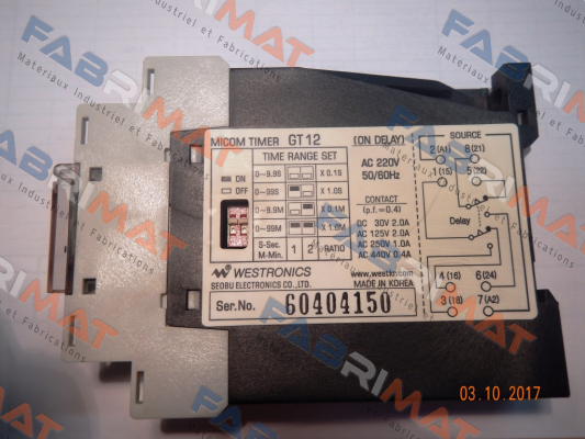 Micom G12 Obsolete!! Replacement by GTN - S2.  Luxco (formerly Westronics)