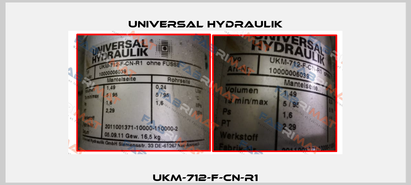 UKM-712-F-CN-R1 Universal Hydraulik