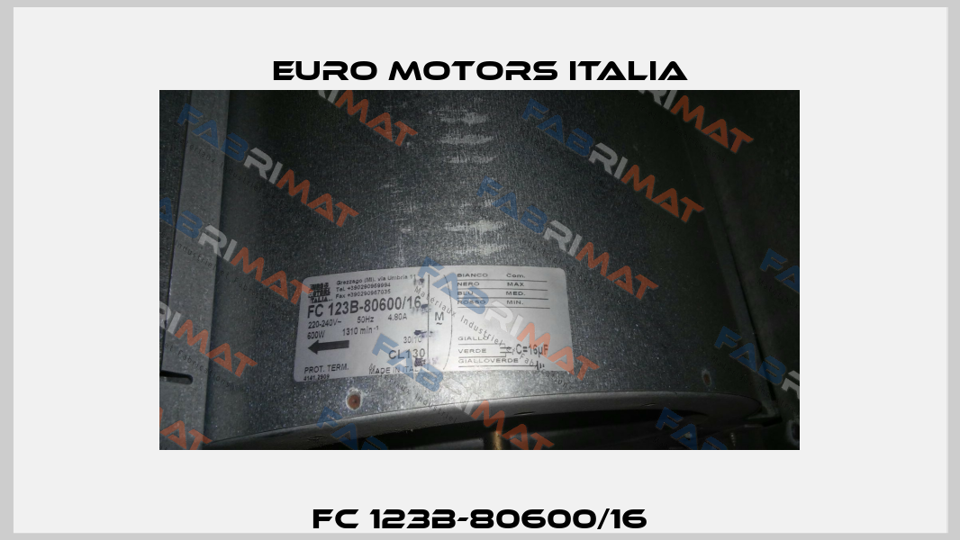 FC 123B-80600/16 Euro Motors Italia