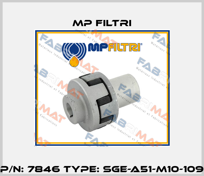 P/N: 7846 Type: SGE-A51-M10-109 MP Filtri