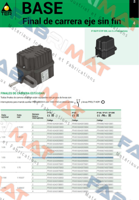 PFA9067A0050003 Ter Tecno Elettrica Ravasi