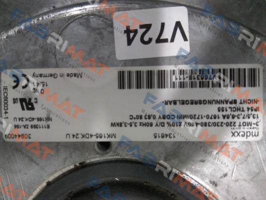 MK 165 4DK 24N OEM for Atlas Copco Mdexx