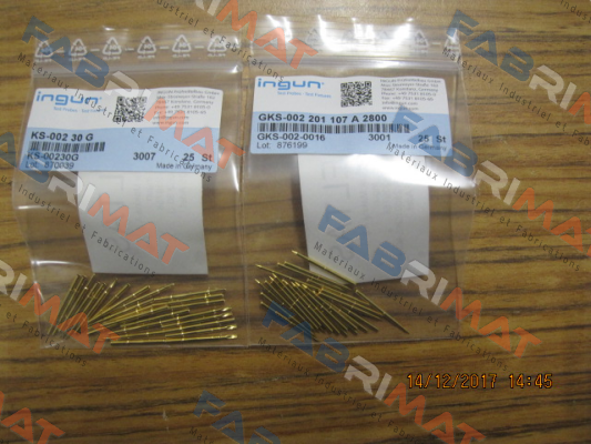 GKS-002 201 107 A 2800 (GKS-002-0016)  Ingun