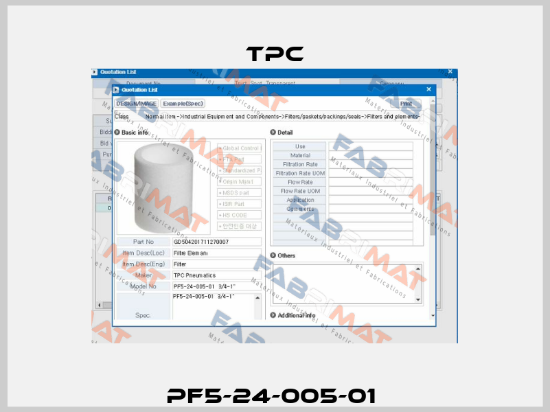 PF5-24-005-01  TPC