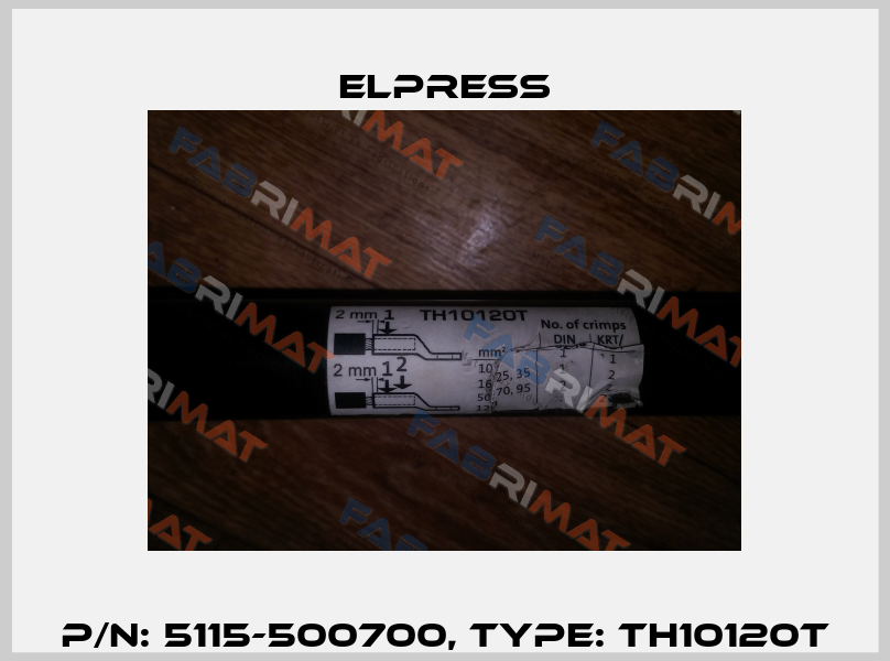 p/n: 5115-500700, Type: TH10120T Elpress
