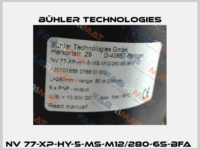 NV 77-XP-HY-5-MS-M12/280-6S-BFA  Bühler Technologies