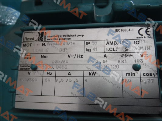 HFZ 132M 6 B5R OEM for GE-Salzbergen  Rossi