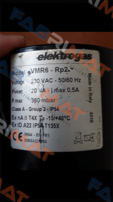 VMR6  Elektrogas