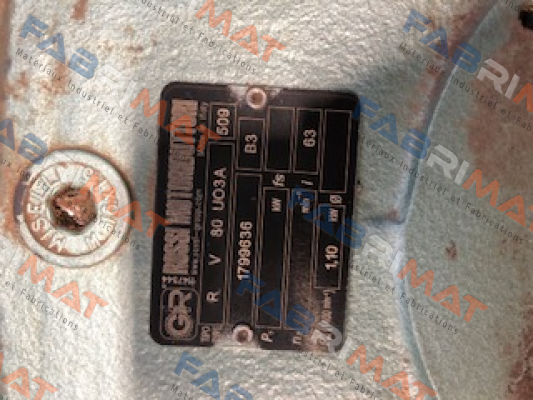 R V 80 UO3A / 1799636 obsolete, replaced by R V 80 UO3A 63  Rossi