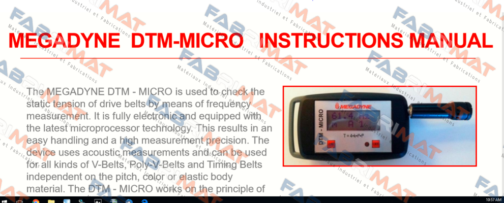 DTM-MICRO Megadyne